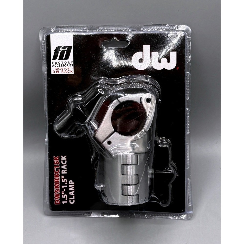 DW Drum Workshop DWSMRKC15K 1.5 to 1.5 Inch T-Joint Drum Rack Clamp New